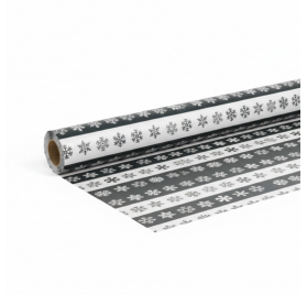 Papel de Embrulho 70cm Yuletide Stripes