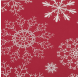 Wrapping Paper 70cm Crimson Snowflake