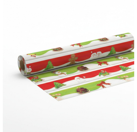 Papel de Embrulho 70cm Jolly Holly Jingle