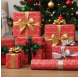 Papel de Embrulho 70cm Merry Mistletoe