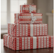 Gift Wrapping Paper 70cm Crimson Flake