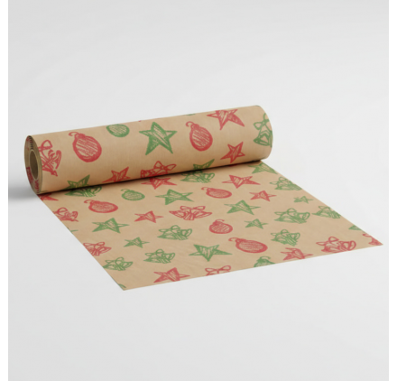 Papel de Embrulho 70cm Yuletide Harmony