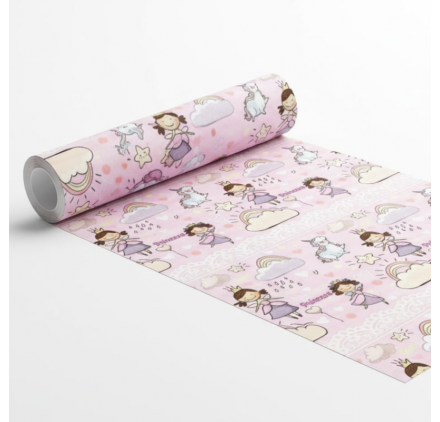 Papel de Embrulho 70cm Royal Rainbows