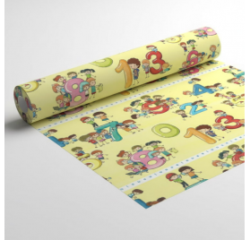 Papel de Embrulho 70cm Floral Bicycle