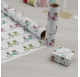 Papel de Embrulho 70cm Floral Bicycle
