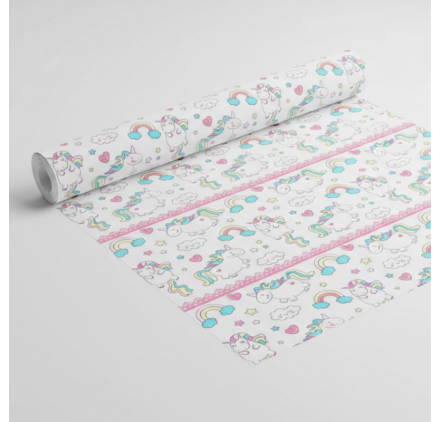 Papel de Embrulho 70cm Royal Rainbows