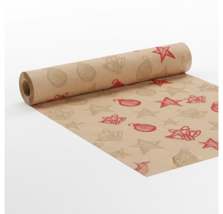 Papel de Embrulho 70cm Festive Red Sparkle