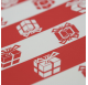 Papel de Regalo 70cm Red Stripe Gift
