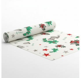 Papel de Embrulho 70cm Santa's Cheer
