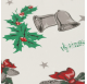 Papel de Embrulho 70cm Santa's Cheer