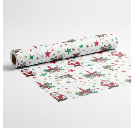 Papel de Embrulho 70cm Starry Holiday
