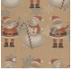 Papel de Embrulho 70cm Santa's Mirthful