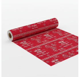 Papel de Embrulho 70cm Santa's Mirthful