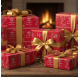 Papel de Embrulho 70cm Santa's Mirthful