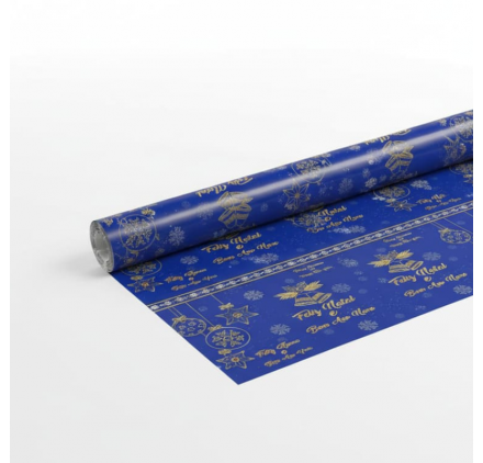 Papel de Embrulho 70cm Midnight Blue Festivities