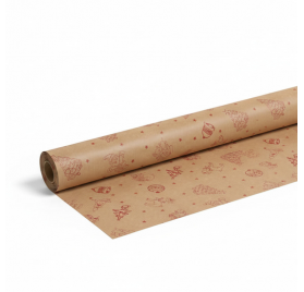 Papel de Embrulho 70cm Crimson Starlight