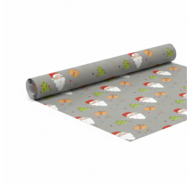 Papel de Embrulho 70cm Gingerbread Glee