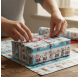 Papel de Embrulho 70cm Santa's Festive Gathering