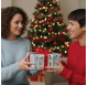Papel de Embrulho 70cm Santa's Festive Gathering