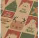 Papel de Embrulho 70cm Christmas Patchwork