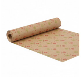 Papel de Embrulho 70cm Festive Red Flurries