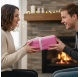 Papel de Embrulho 70cm Verjurado Romantic Blush