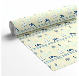 Papel de Embrulho 70cm Teddy's Picnic