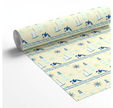 Papel de Embrulho 70cm Teddy's Picnic