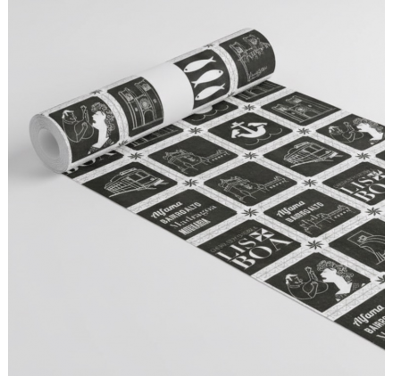 Papel de Embrulho 70cm Sealife Symphony