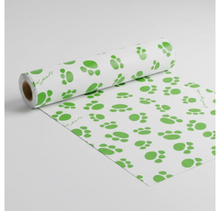 Papel de embrulho 70cm Paw Prints Path 