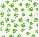 Wrapping Paper Paw Prints Path