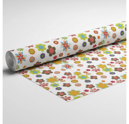 Papel de Embrulho 70cm Nautical Sketch