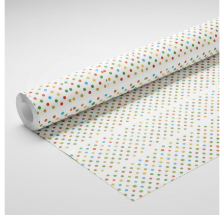 Papel de Embrulho 70cm Confetti Sprinkles