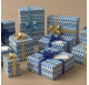 Papel de Embrulho 70cm Seafarer Stripes