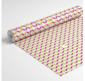Papel de Embrulho 70cm Pastel Mosaic