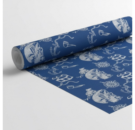 Papel de Embrulho 70cm Maritime Echo
