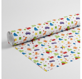 Papel de Embrulho 70cm Safari Soirée