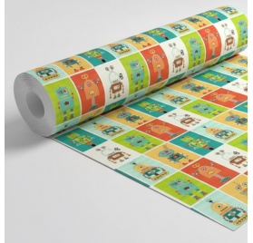 Papel de Embrulho 70cm Teddy Tidings