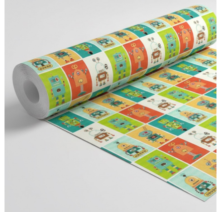 Papel de Embrulho 70cm Teddy Tidings
