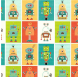 Wrapping Paper 70cm Retro Robot Revel