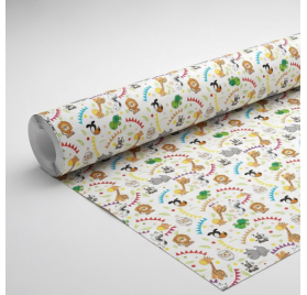 Papel de Embrulho 70cm Retro Robot Revel