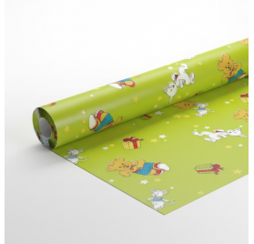 Papel de Embrulho 70cm Teddy's Holiday