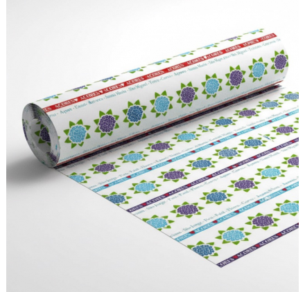 Papel de Embrulho 70cm Hexagon Hues