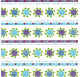 Wrapping Paper 70cm Azorean Bloom