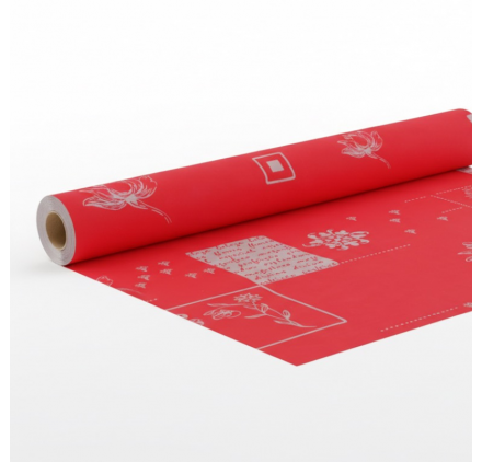 Papel de Embrulho 70cm Crimson Flow
