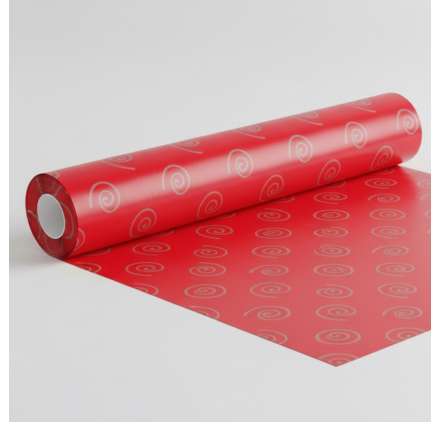 Papel de Embrulho 70cm Crimson Swirl