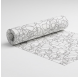 Papel de Embrulho 70cm Graphite Tangle