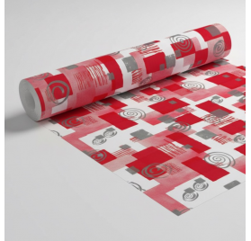 Papel de Embrulho 70cm Abstract Rouge Canvas