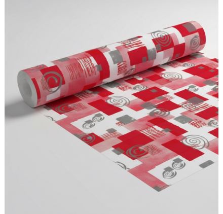 Papel de Embrulho 70cm Abstract Rouge Canvas