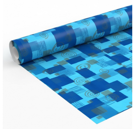 Papel de Embrulho 70cm Azure Abstract